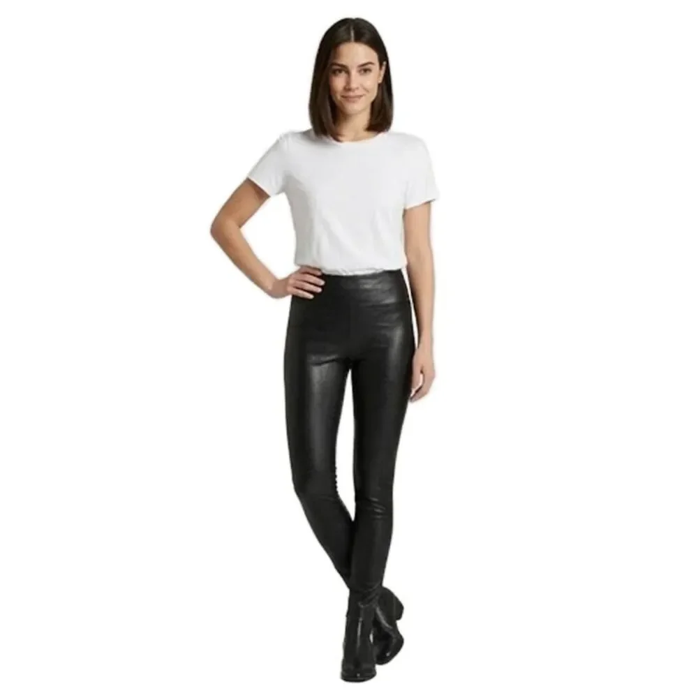 Spanx by Sara Blakely Women Black Nylon Leggings Size XS